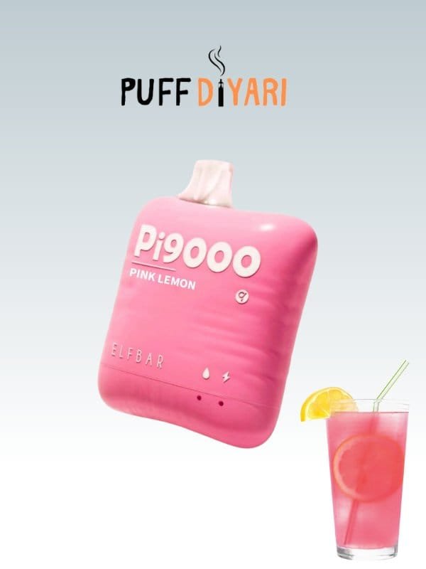 ELF BAR Pİ9000 PUFF DISPOSABLE VAPE KIT PINK LEMON