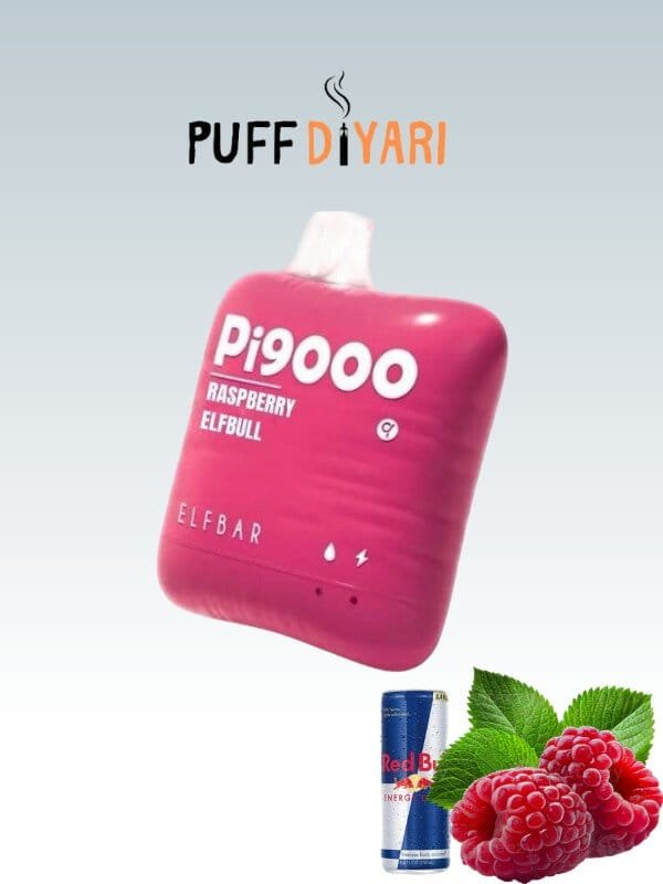 ELF BAR Pİ9000 PUFF DISPOSABLE VAPE KIT RASPBERRY ELFBUL
